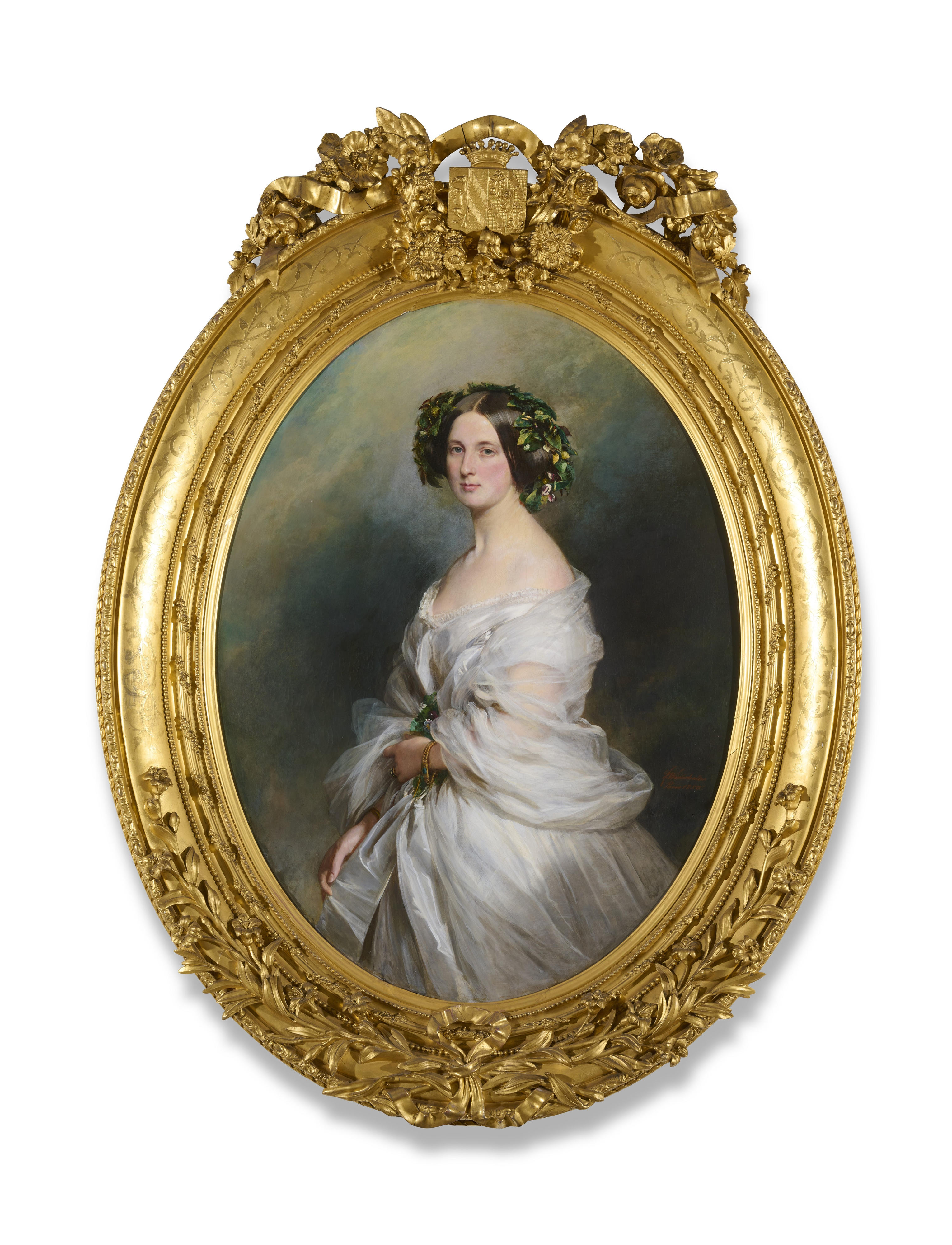Portrait of Therese Freifrau von Bethmann, née Freiin Vrints von Treuenfeld